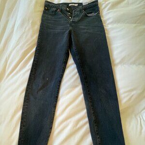 Levi's Black WEDGIE jeans sz. 28 straight leg